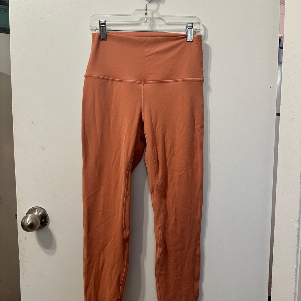 Lululemon size 6 leggings peach